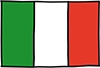 Italien-Flagge